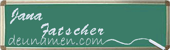Jana Fatscher Visitenkarte